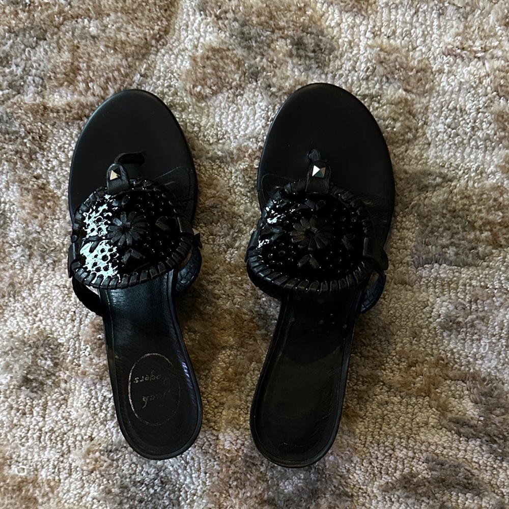 Jack Rogers Black Women's Sandals